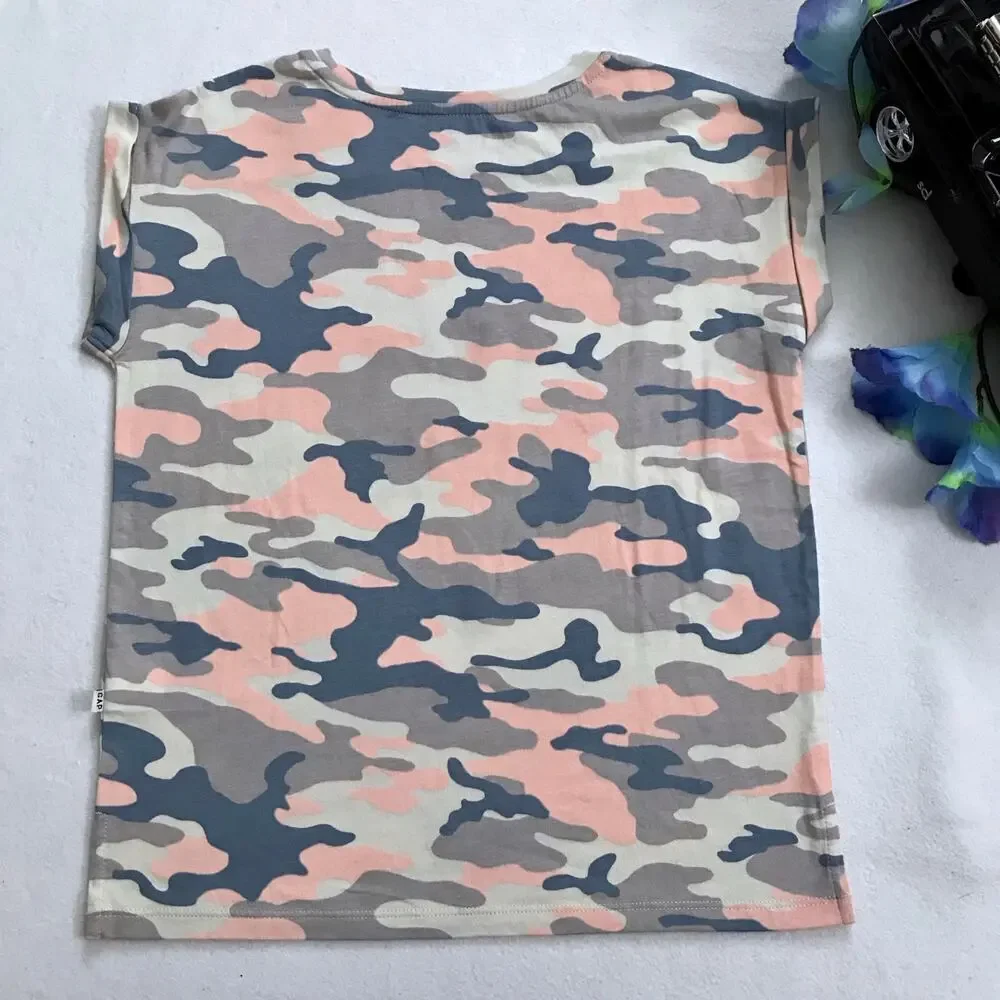 Gap Star Wars NWOT Camouflage Graphic Shirt Girls M (8)
